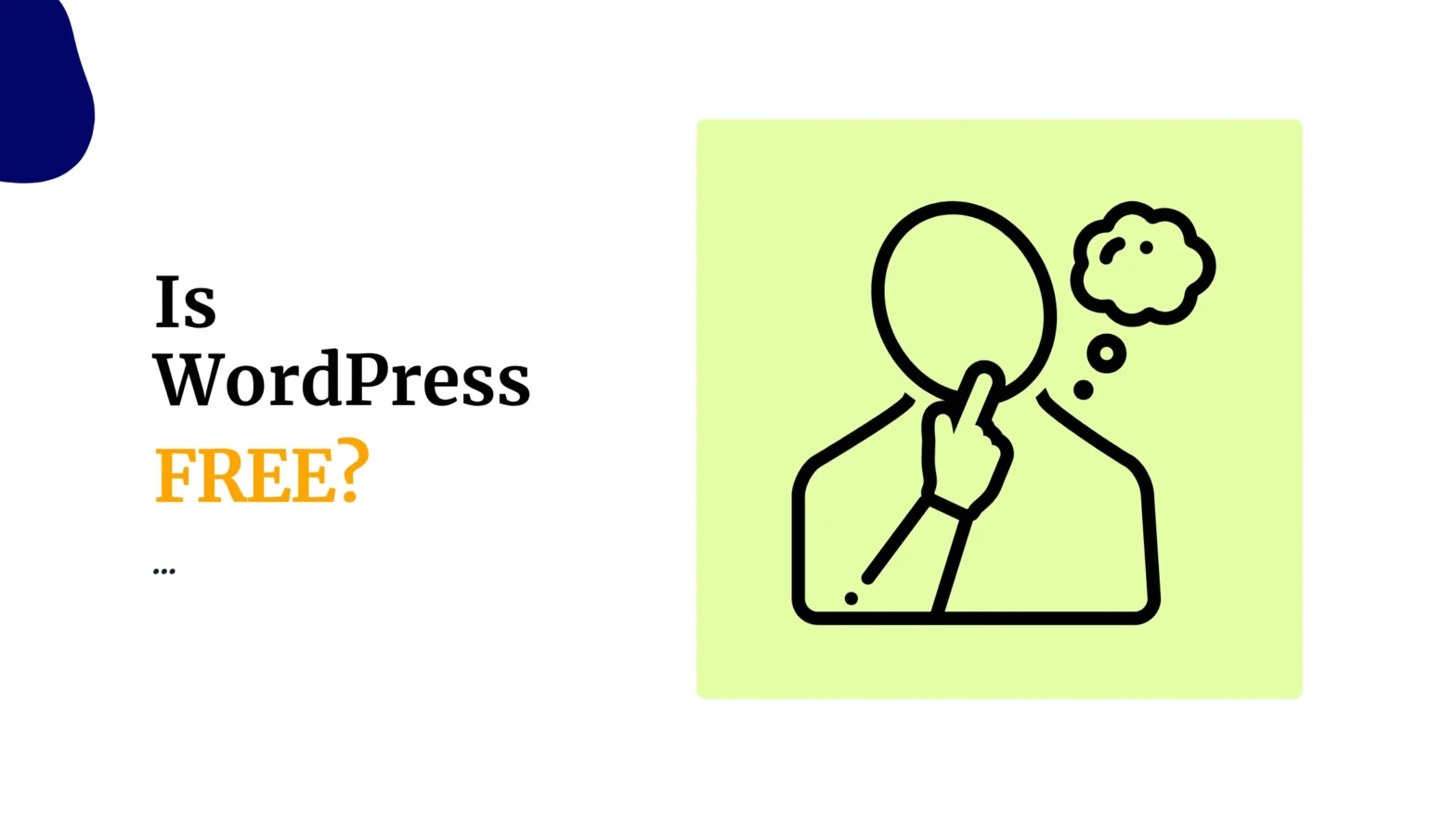 Is WordPress FREE?
