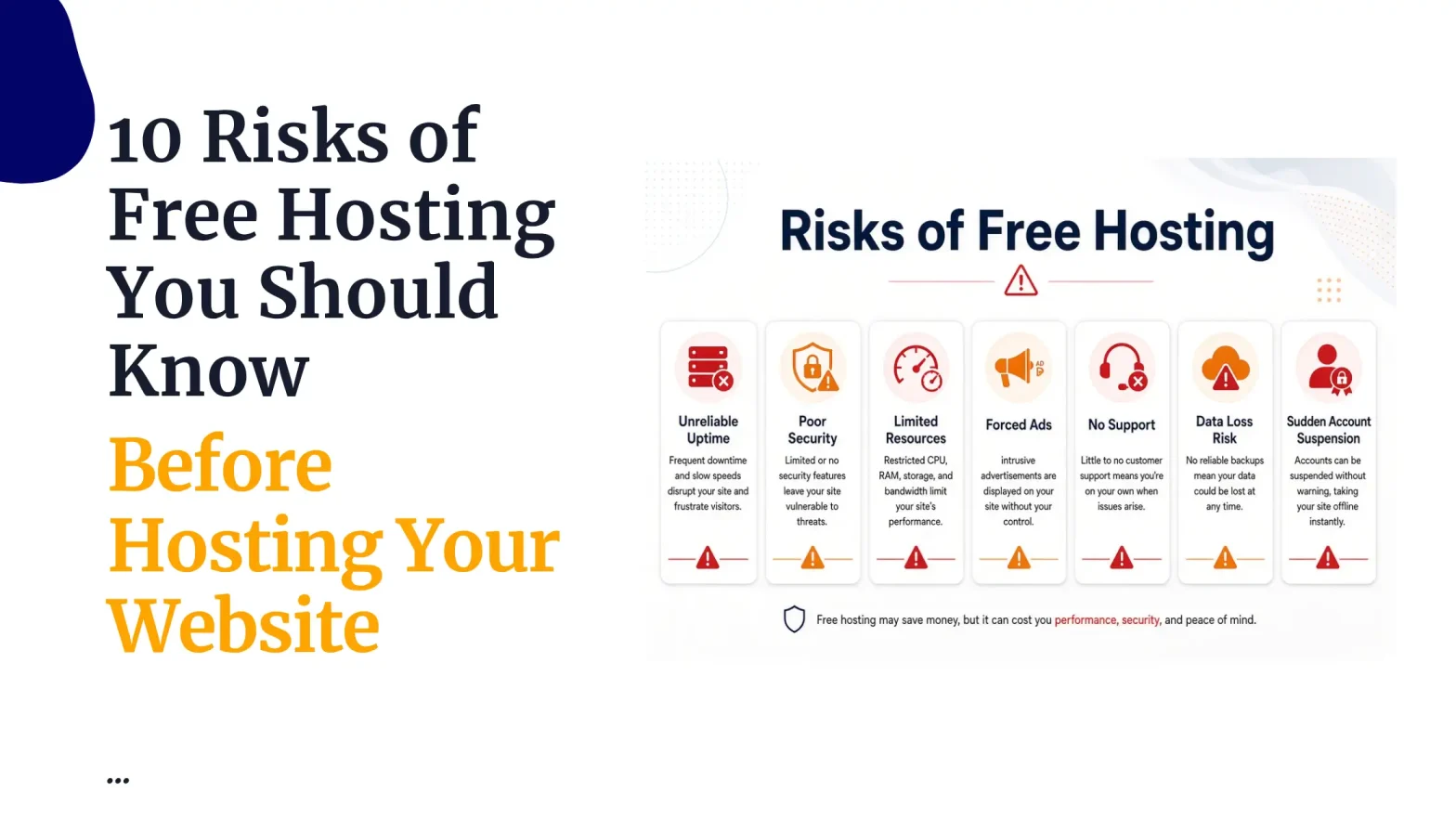 10 Risks of Free Hosting You Should Know Before Hosting Your Website