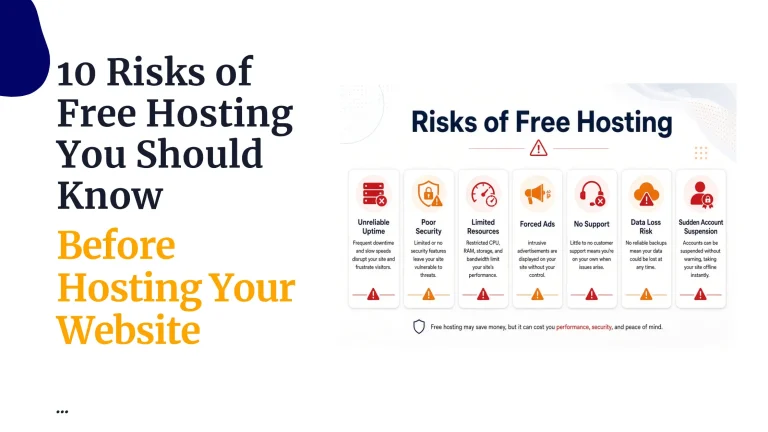 10 Risks of Free Hosting You Should Know Before Hosting Your Website