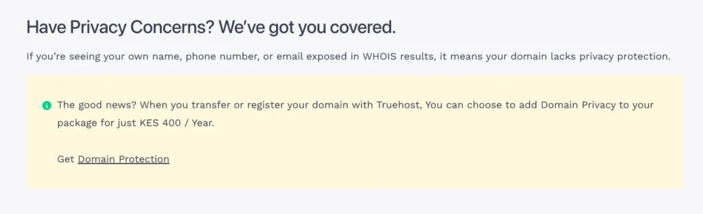 Have Privacy Concerns? We’ve got you covered.