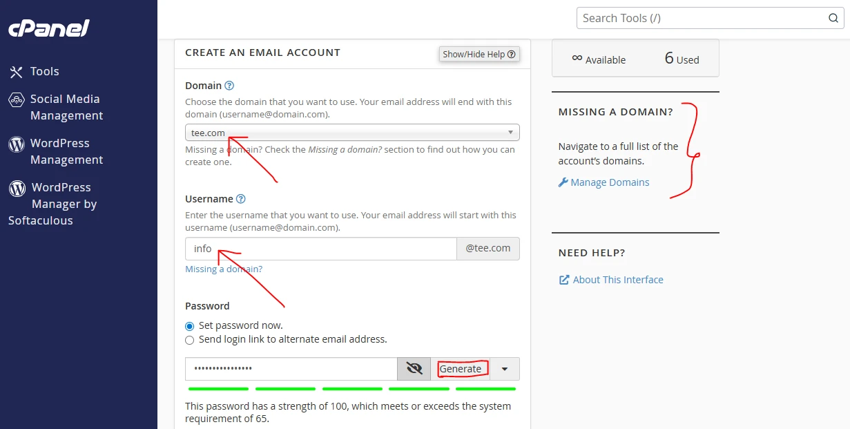 Addon domain