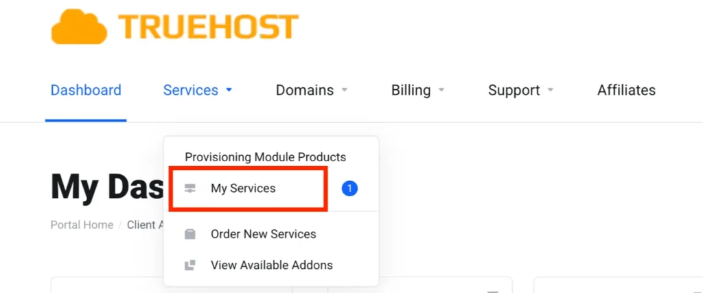 Truehost Client Area