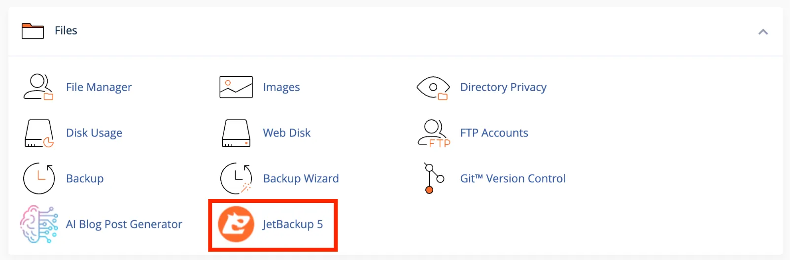 Cpanel Letbackup 5 screenshot