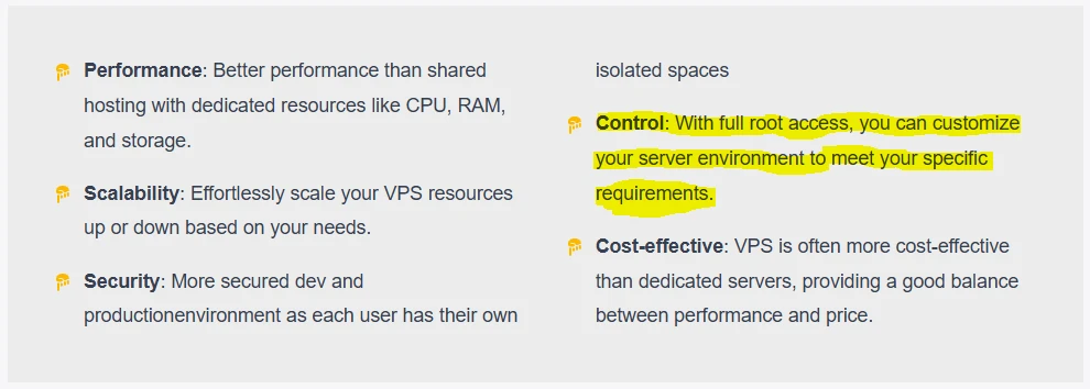 VPS root access control