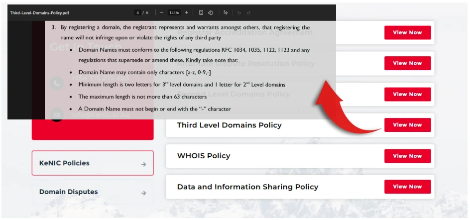 ke domain requirements