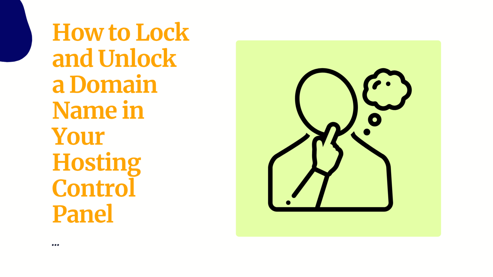 How to Lock and Unlock a Domain Name in Your Hosting Control Panel