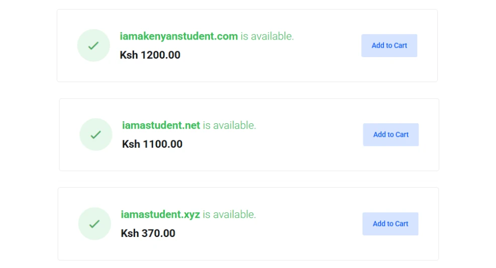 alternative options for domains for students