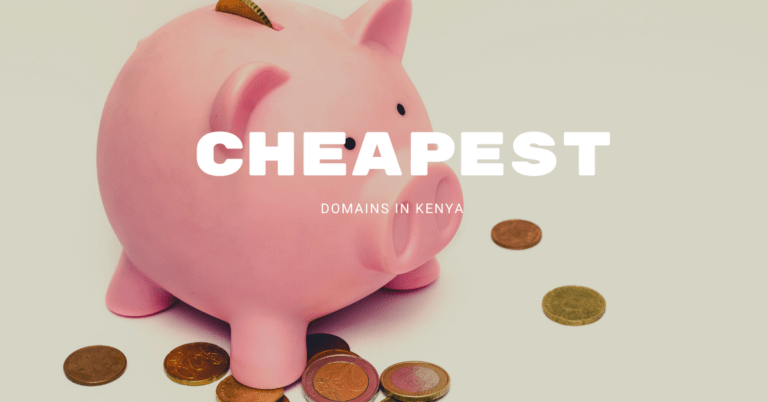 cheapest domains in kenya