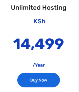 unlimited web hosting in Kenya