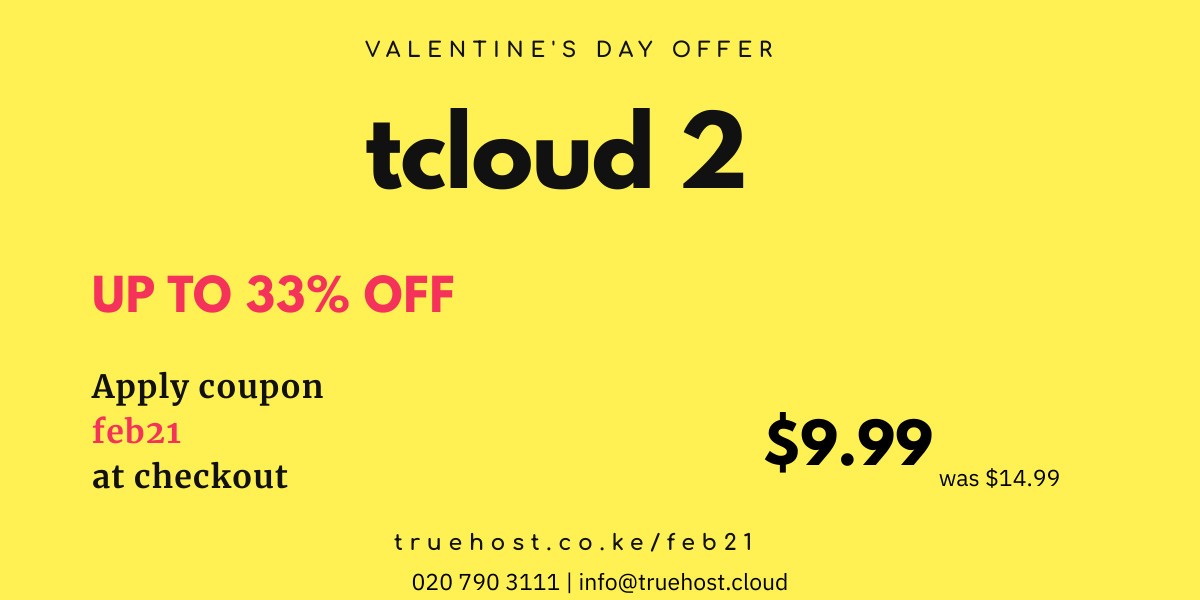 TCloud VPS 2 Offer – Coupon Code is feb21
