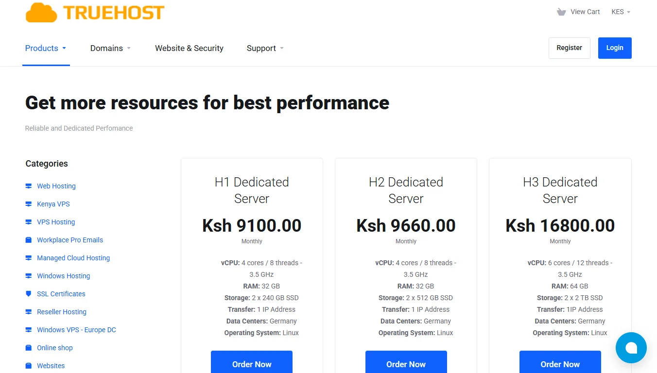 Choosing hosting company kenya - Dedicated server