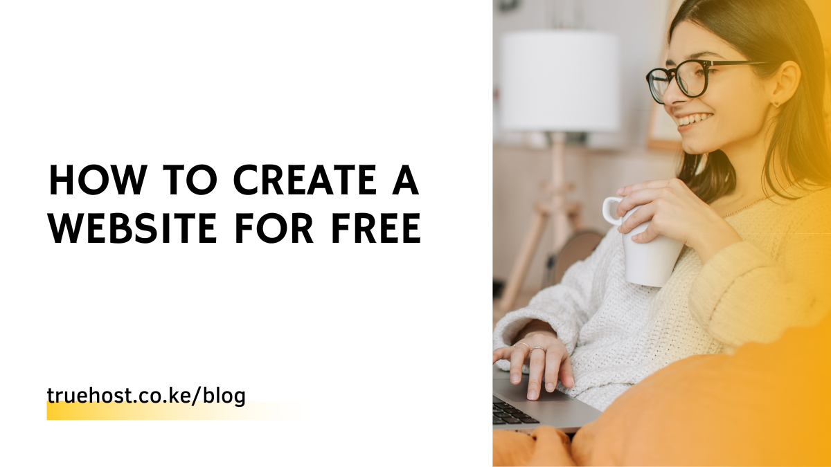 how to create a website for free.
