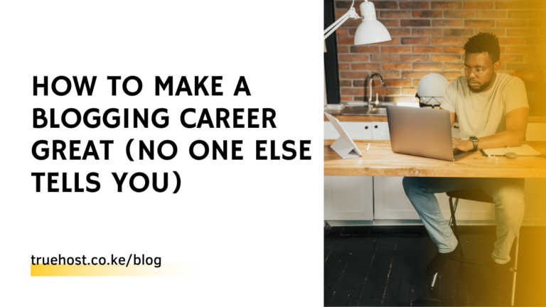 blogging career