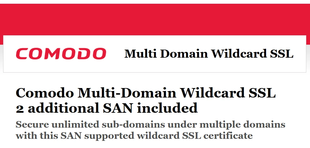 multi domain vs wildcard ssl