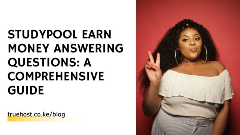 Studypool Earn Money Answering Questions: A Comprehensive Guide