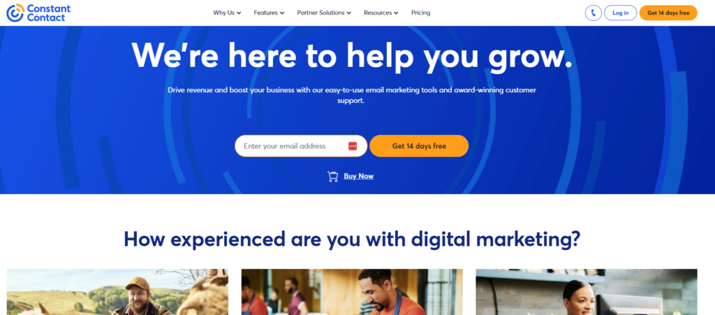 7 Best Email Marketing Platforms for Online Stores 6 Constant Contact: The Small Business-Friendly Option