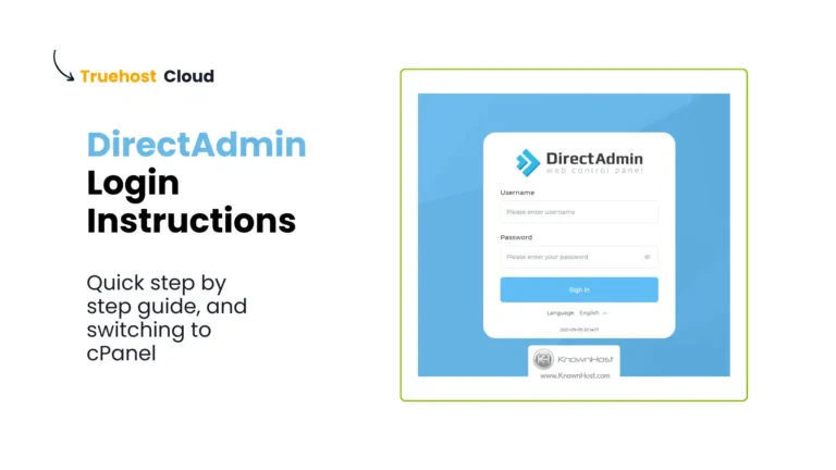 How to Login to DirectAdmin Control Panel