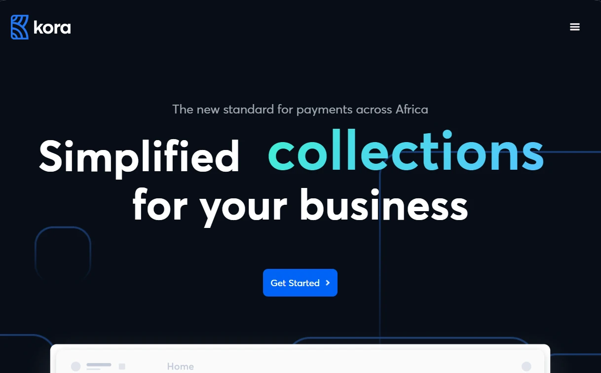 Kora payment gateway