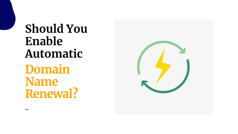 Automatic Domain Renewal
