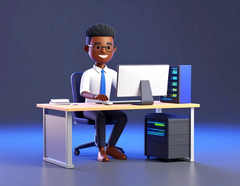 Truehost Reseller Hosting Kenya mockup webhosting reseller business. realistic of a young african entreprneur mana 406577