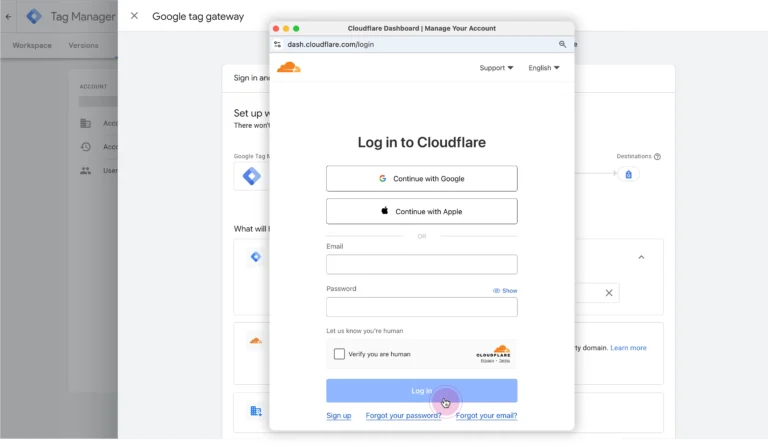 Google Tag Gateway setup