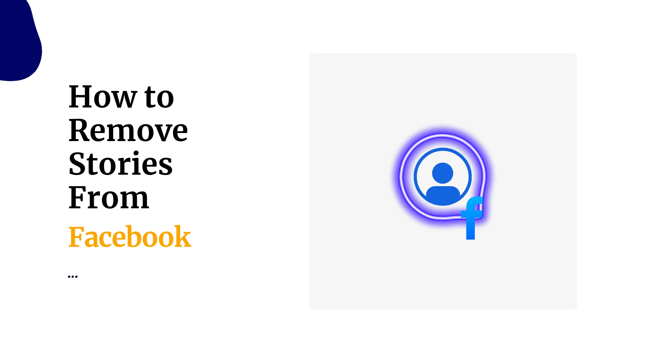 How to remove stories from Facebook