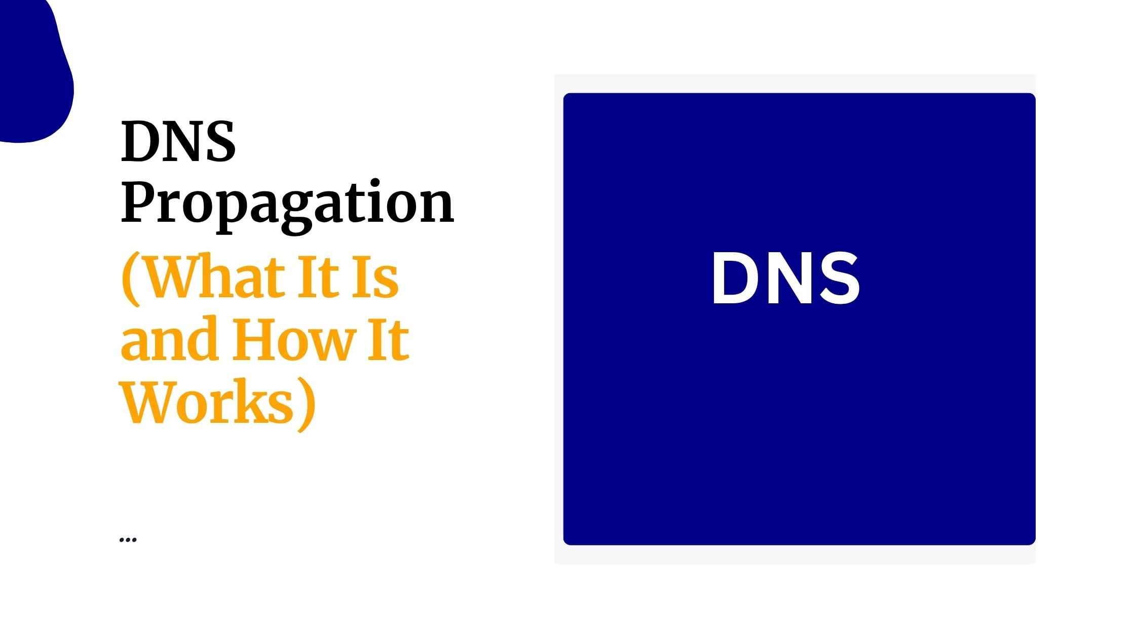 DNS Propagation (What It Is and How It Works)