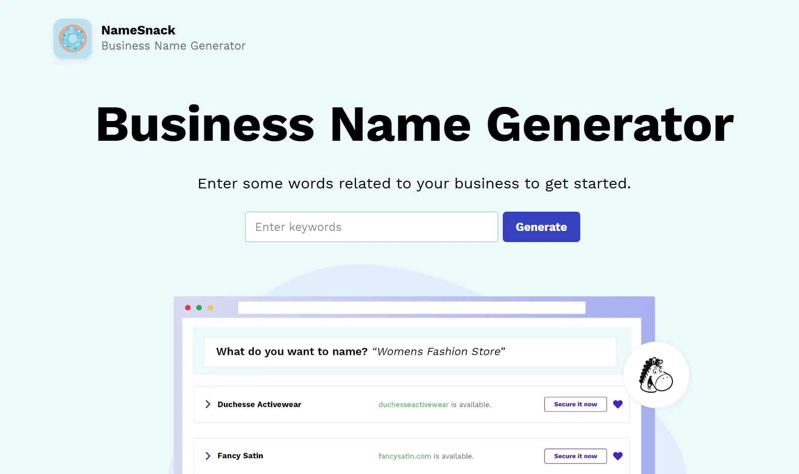 How to Use AI for Domain Names 1 Domain Name Generators Namesnack AI for domain names