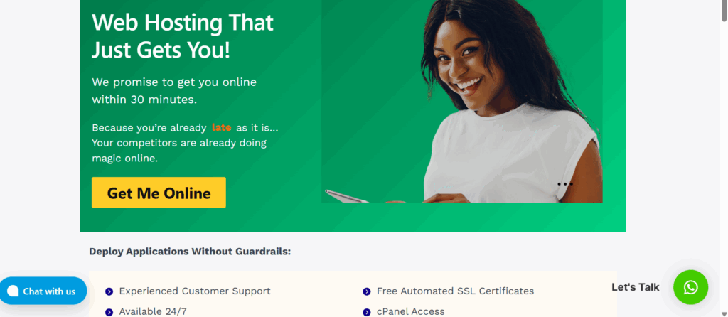 a screenshot of truehost.co.ke hosting