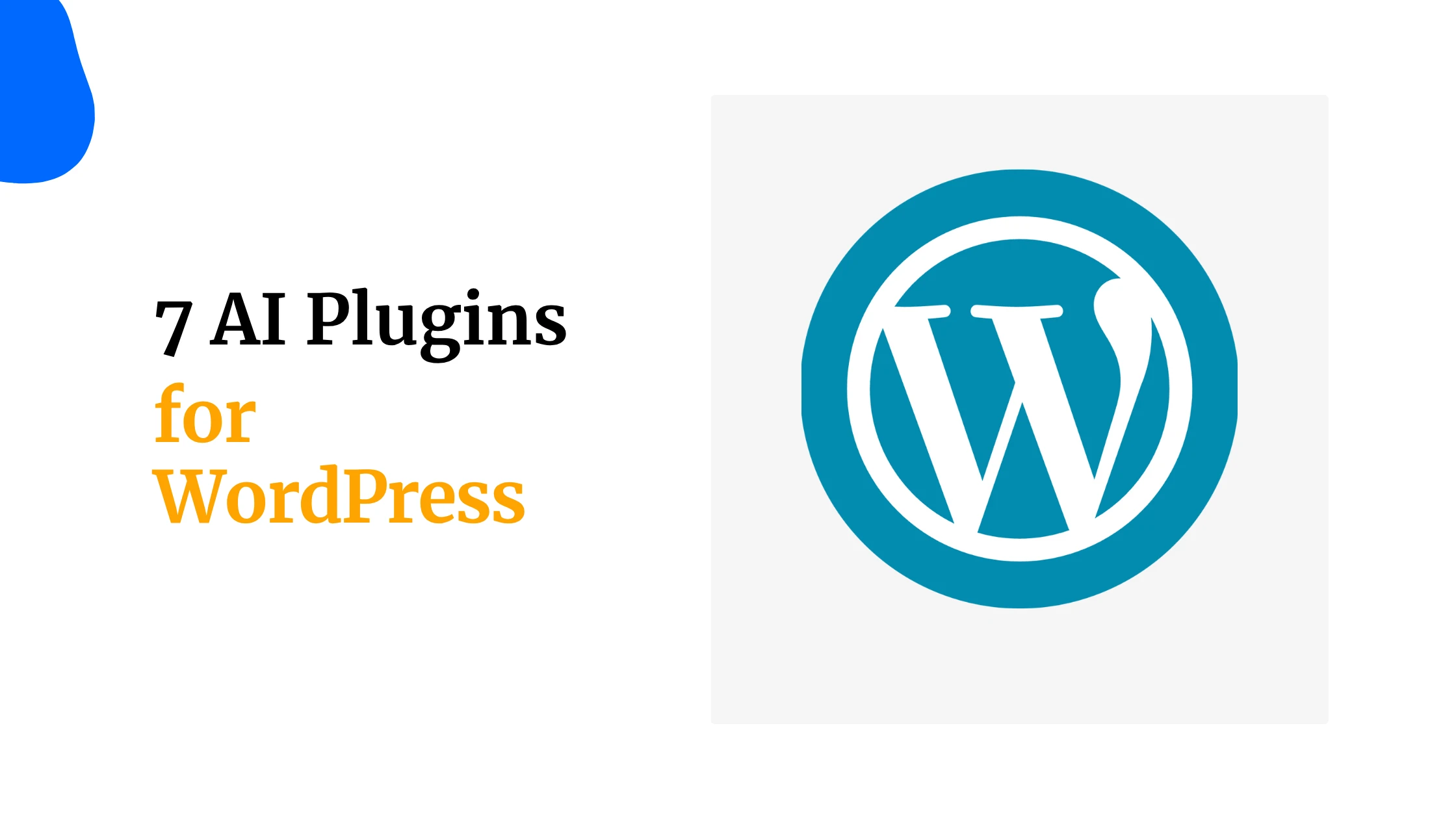 7 AI Plugins for WordPress