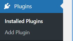 A Screenshot of plugins section