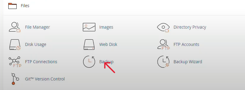 back up your site in cPanel