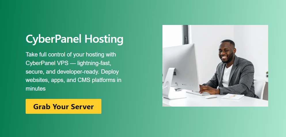 CyberPanel web hosting control panel