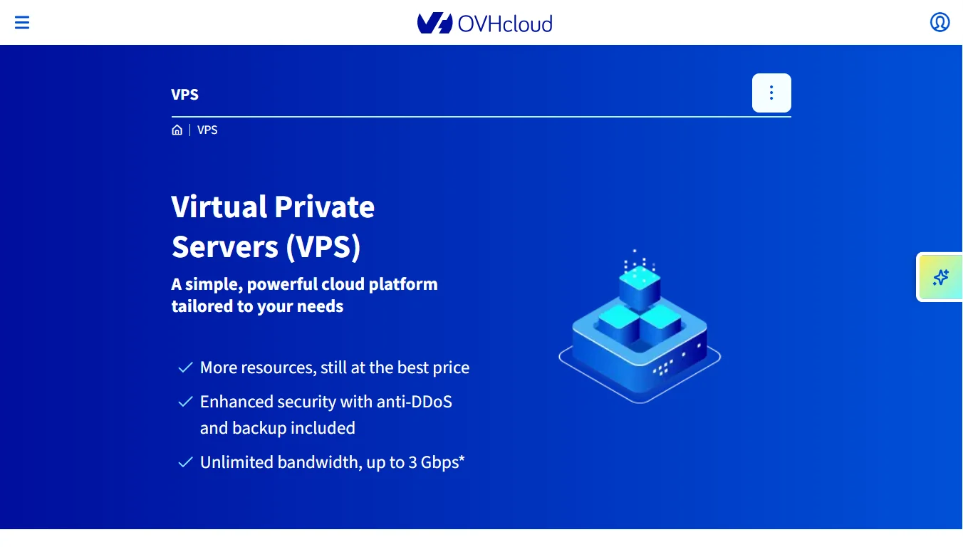 Free web hosting - OVHcloud
