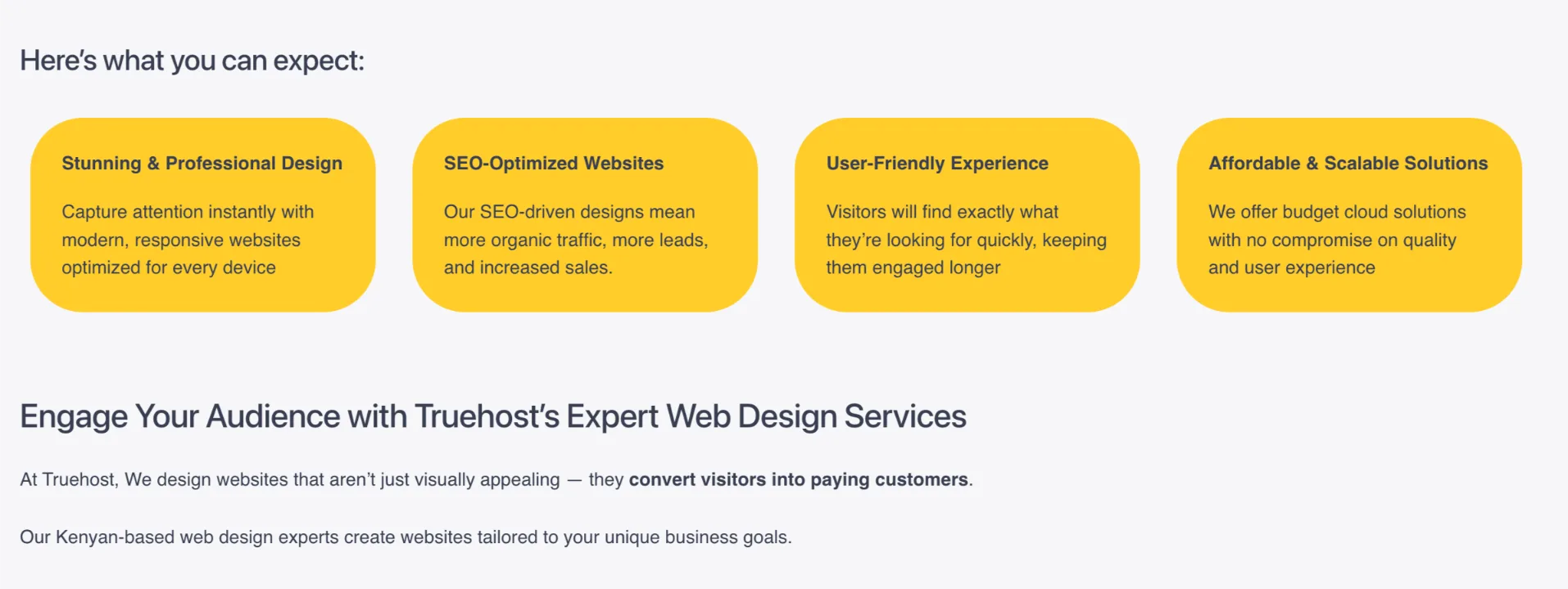 Web Hosting Cost - Web Design Services