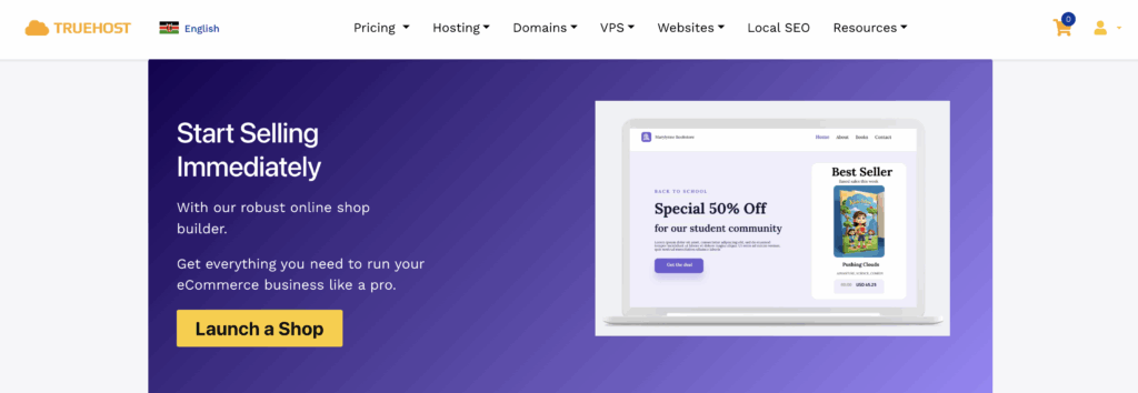 Truehost online shop