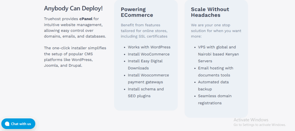 Web hosting companies services