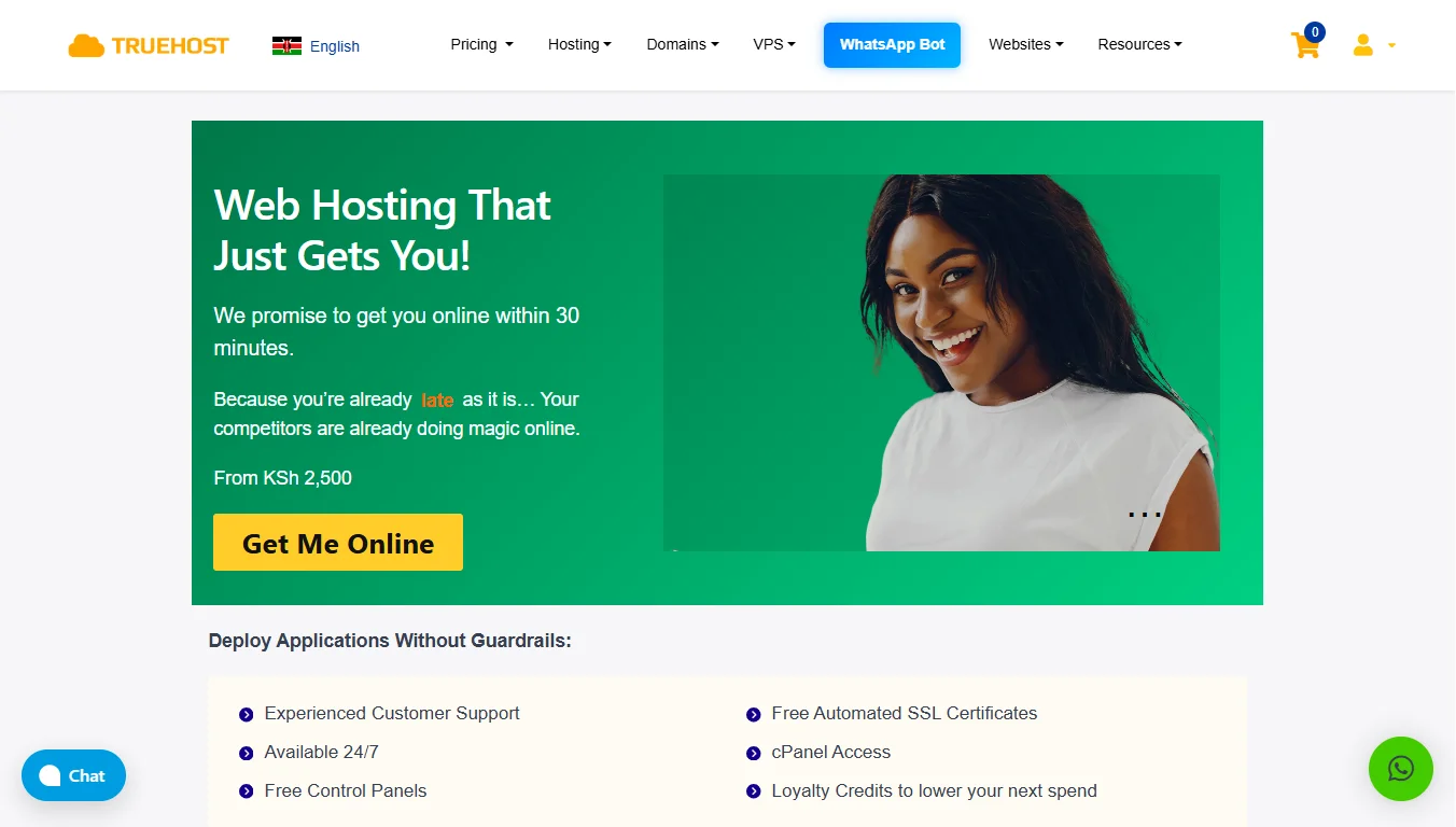 web hosting with email - Truehost