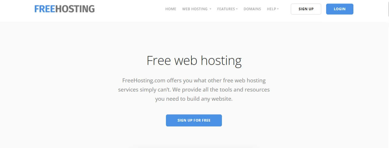 cpanel free hosting Freehosting