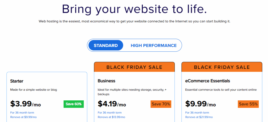 web hosting for small business