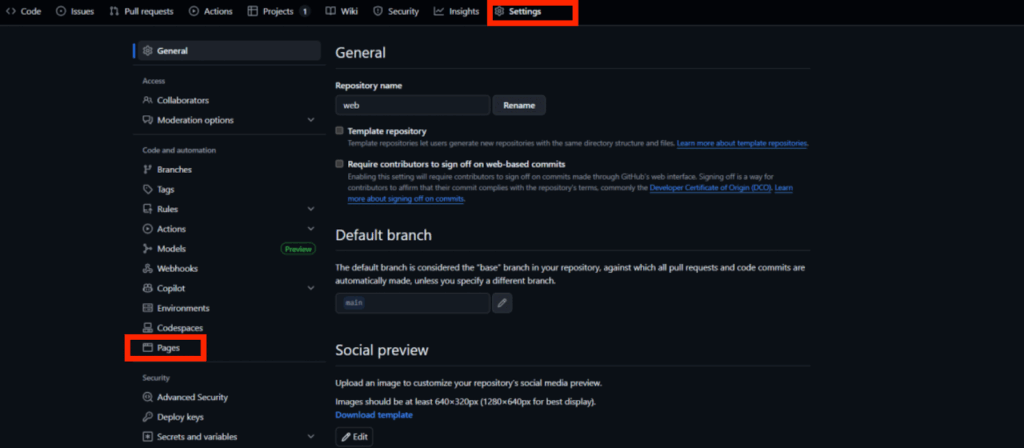 How to Host a Static Website on GitHub Pages 4 web hosting github
