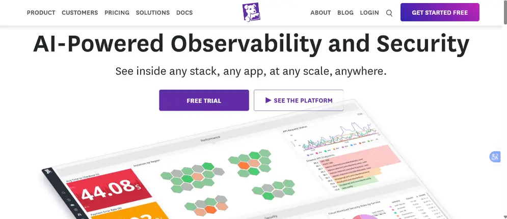 a screenshot of Datadog cloud server monitoring dashboard