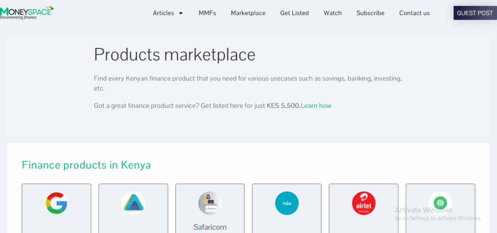 Money Space