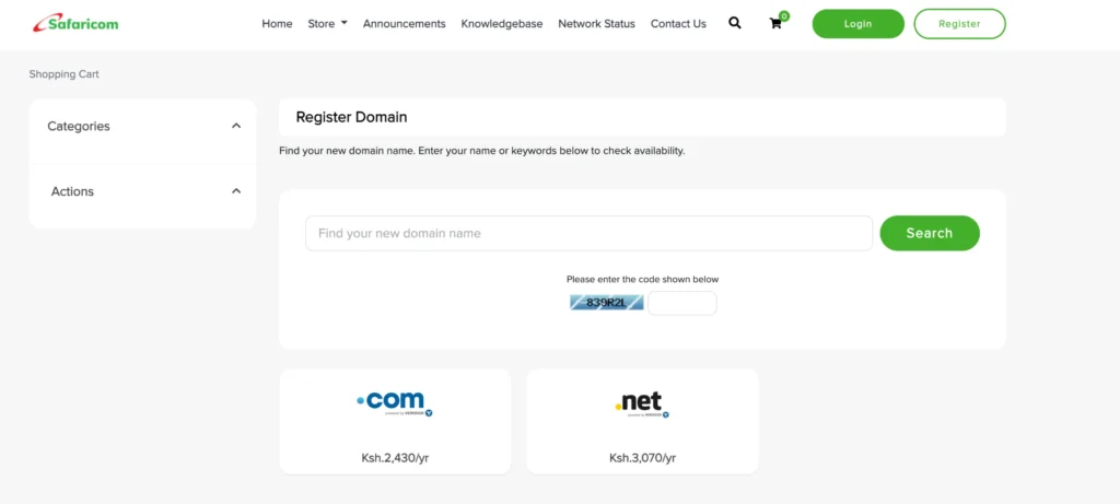 Safaricom domains