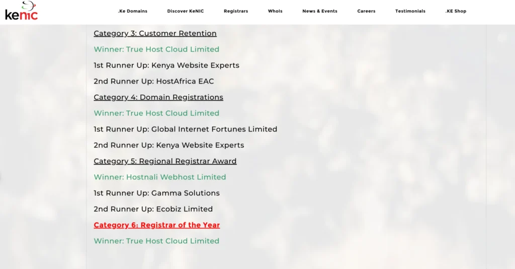 The best registrar Truehost