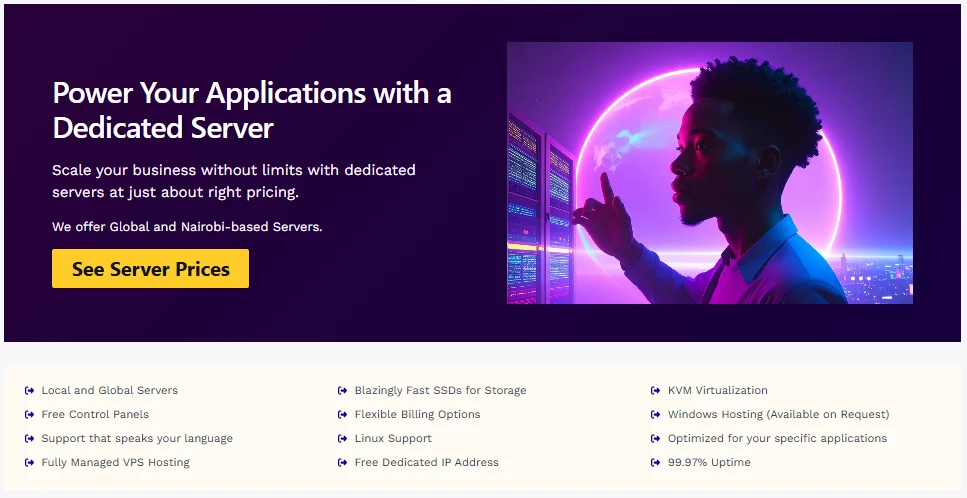 Truehost dedicated servers for API hosting
