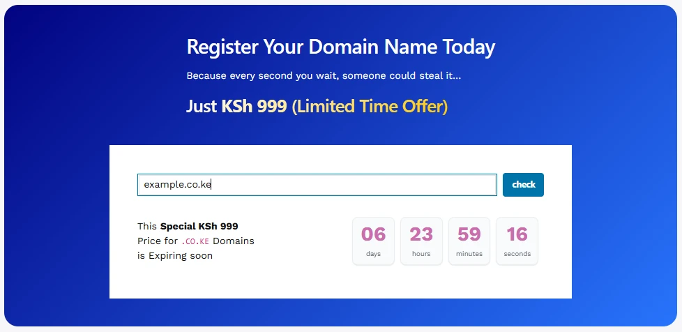 Register a domain