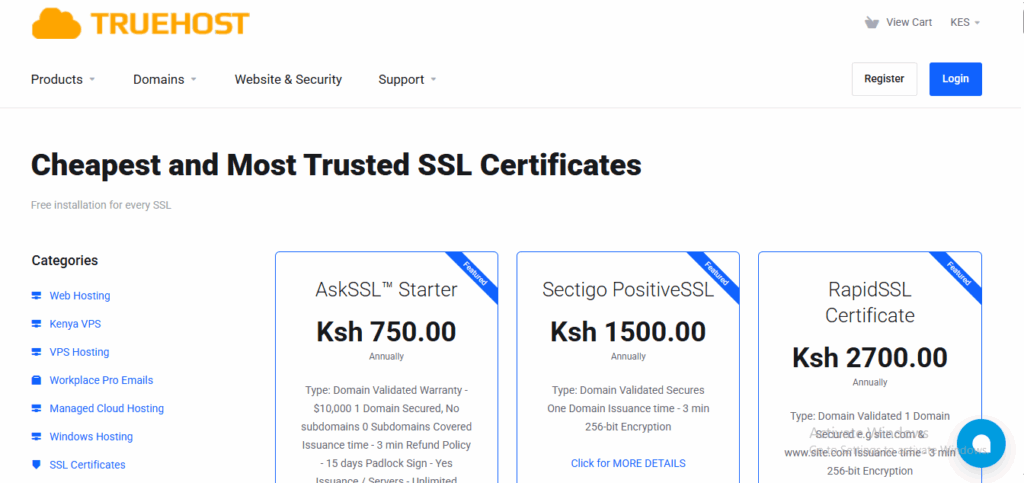 ssl certificate