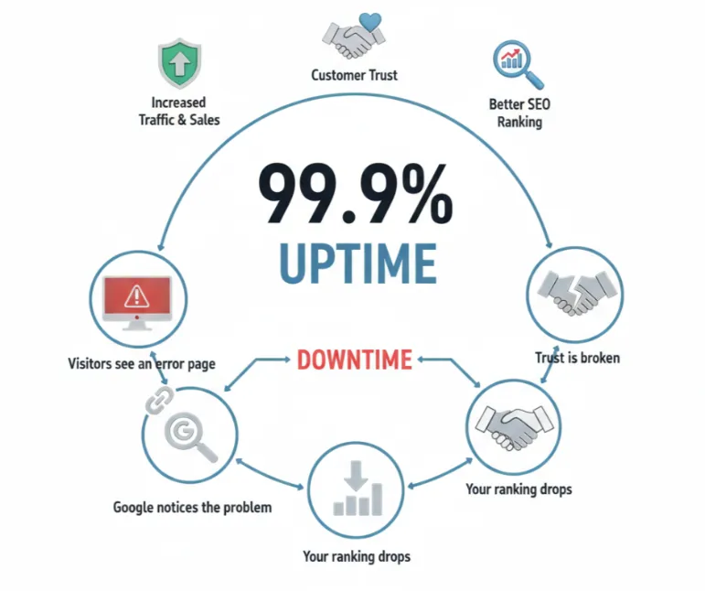 web hosting features