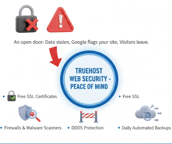 web hosting security features

